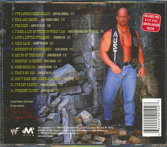 Waylon Jennings, David Allen Coe, Conway Twitty, Willie Nelson, Etc. - Steve Austin's Stone Cold Country (ltd. ed.) (Lenticular artwork)