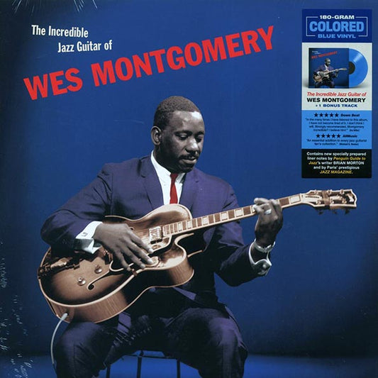 Wes Montgomery - The Incredible Jazz Guitar of Wes Montgomery (+bonus track) (ltd. ed.) (180g) (blue vinyl)