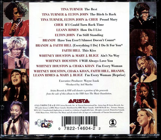Whitney Houston, Cher, Tina Turner, Brandy, Elton John, Etc. - Divas Live 99