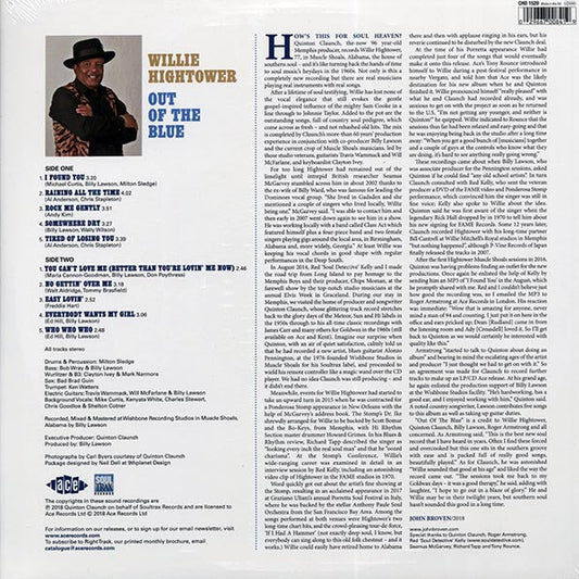 Willie Hightower - Out Of The Blue