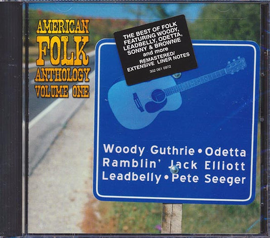 Woody Guthrie, Odetta, Ramblin' Jack Elliott, Leadbelly, Pete Seeger, Etc. - American Folk Anthology Volume 1 (incl. large booklet) (marked/ltd stock) (remastered)