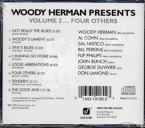 Woody Herman - Woody Herman Presents Volume 2: Four Others