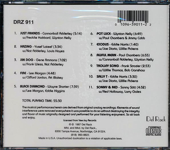 Wynton Kelly, Red Holloway, Lee Morgan, Sam Jones, Etc. - Fire