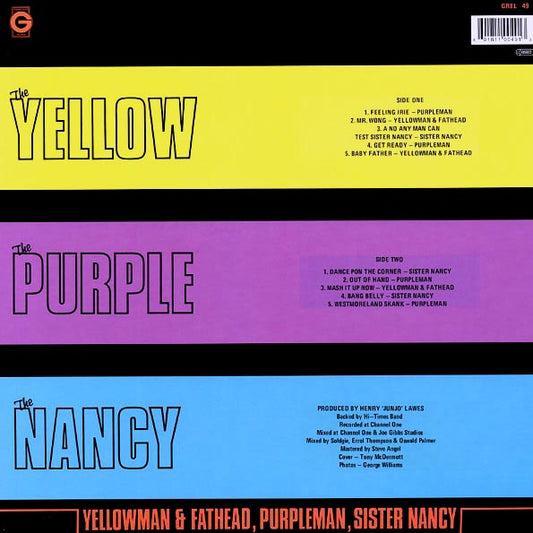 Yellowman, Fathead, Purpleman, Sister Nancy - The Yellow The Purple The Nancy