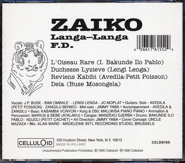 Zaiko Langa Langa Familia Dei - Zaiko Langa Langa Familia Dei CD