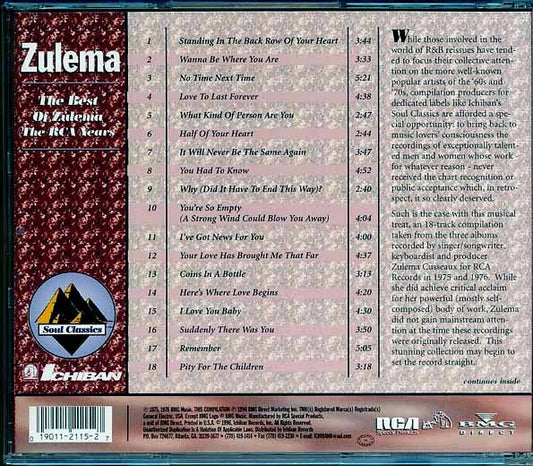 Zulema - The Best Of Zulema: The RCA Years (remastered)